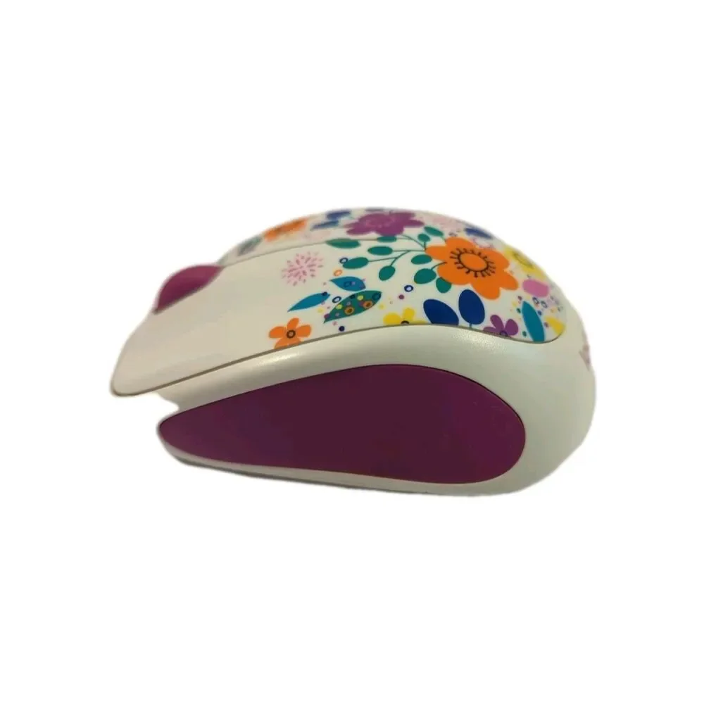 Logitech M317 Floral Spiral Wireless Optical Mouse 
